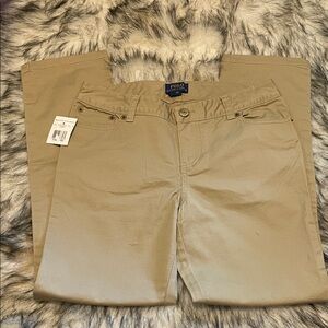 Polo Ralph Lauren Youth Tan Chinos NWT SZ 12
